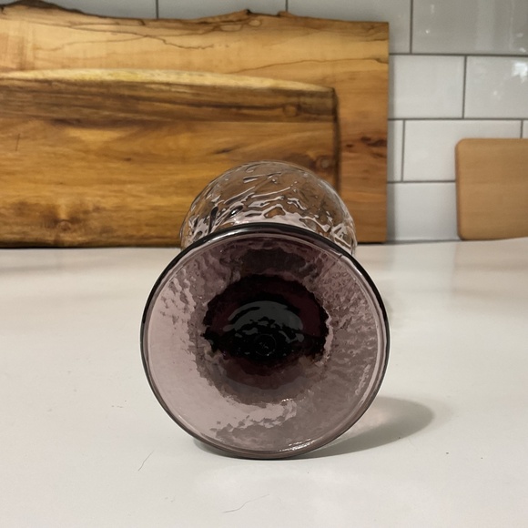 Libbey Violet Garden Vine Goblet - Picture 3 of 4